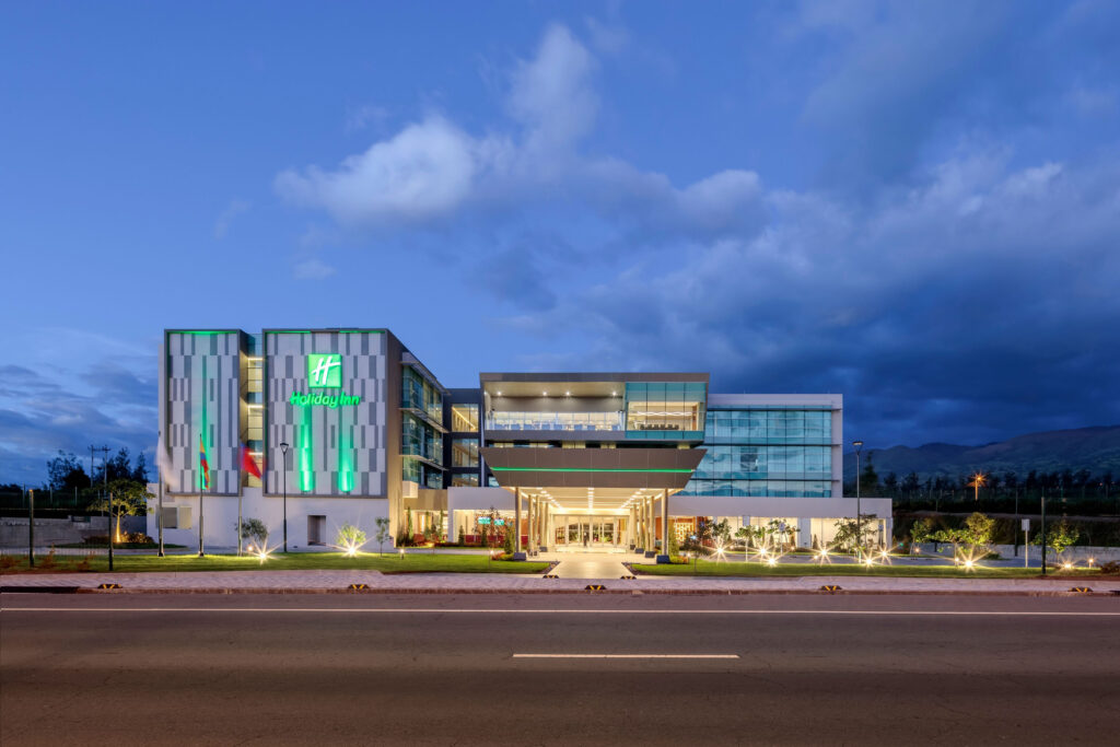 Holiday Inn Quito Airport at night time