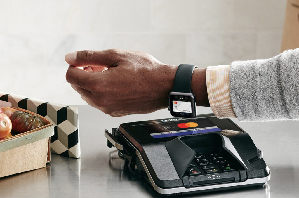 Mastercard mobile payment via applewatch